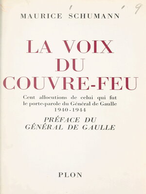 cover image of La voix du couvre-feu